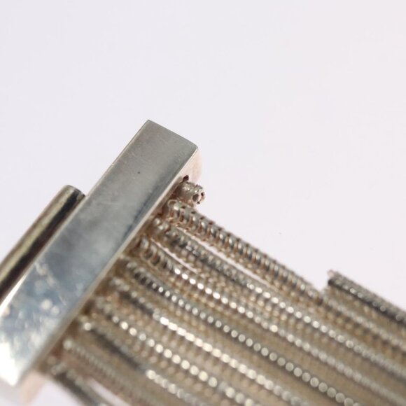 GUCCI Interlocking Bracelet Ag925 Silver Auth - Picture 6 of 14